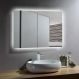 Espelho Lapidado Bisotê Iluminado com Led Frio - 70X100 cm