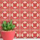 Adesivos de Azulejos Ladrilhos Hidráulicos Modelo 36-10x10cm