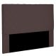 Cabeceira Estofada Cama Box Casal Esmeralda 140cm Suede Café - Desk Design
