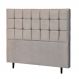 Cabeceira Casal King Parma 193cm Para Cama Box Suede Bege - DS Estofados