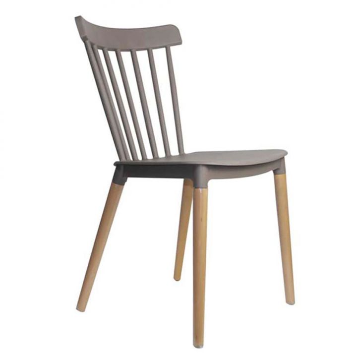 Cadeira de Jantar Janaína Cinza Escuro