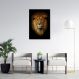 Quadro Leão de Juda 60x43 Sem Moldura