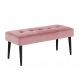 Banco | Banqueta Estofado Theo 1,20m Suede Rose - Inova Decor