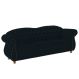 Sofá Chesterfield Merlô 3 Lugares Suede Preto 2,30M / Decoração, recepção, barbearia, sala tv