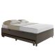 Bicama Casal Box com Baú 138x188cm Samy S05 Sintético Marrom - Mpozenato