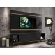 Rack com Painel Delux 1.8 com LED Preto - MoveisAqui