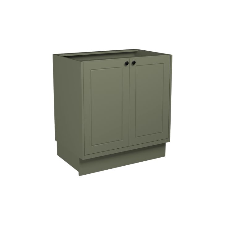 Balcão De Cozinha Sem Tampo Évora 2 Portas Verde Hill 80 Cm