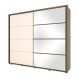 Guarda-Roupa Casal com Espelho Dallas 2 Portas 6 Gavetas Duna e Off White