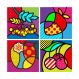 Adesivo de Parede - Frutas Pop Art - 202dv-G