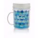 Caneca Térmica Com Tampa Hermética 400 Ml Estampada Água