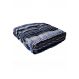 Futton Alto Decore Azul Listrado Peça Unica Textil Lar