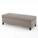 Recamier Bau Julia 1,20m Suede Bege - Inova Decor