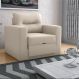 Sofá Cama para Sala de Estar Dublin Suede Bege