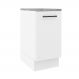 Balcão Armário de Cozinha 40 cm 1 Porta Branco Agata Madesa