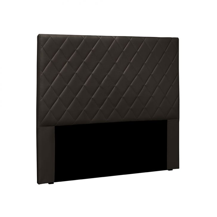 Cabeceira Casal Esmeralda Poliuretano Marrom