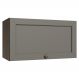 Armário Aéreo 60 cm 1 Porta Basculante Rustic/Cinza Vik Madesa