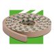 Eva Rodape Acabamento Ripado Laminado 2,5m - Play Creme