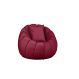 Poltrona Decorativa Concha C/Almofada Veludo Vermelho - Montanaris Decor