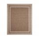 Tapete Sisal Eco Nature Moldura 87 Bege-Marrom 1,00x1,50M