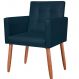 Cadeira Poltrona Conforto Corino Para Escritório Sala Luxo MOBLAN decor