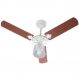 Ventilador Marbela Branco 110V 3 Pás Verniz