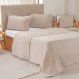 Kit Colcha Queen Santorini New 240x260cm Biscuit