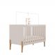 Berço Mini Cama Iris com Suporte Para Mosqueteiro Off White