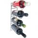 Adega Para Parede Aramado Cromado Suporte 4 Garrafas Vinho