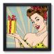 Quadro Decorativo - Mulher Pop Art - 112qdvp