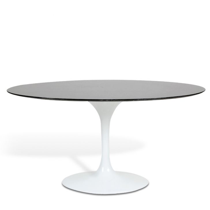 Mesa Saarinen Tulip Jantar São Gabriel 180x100cm Base Branca