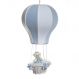Lustre Balão Cintura Urso Azul Quarto Bebê Infantil Menino