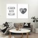Quadro Frase O Amor esta no Lar 142x100 2-100x70 Caixa Branco