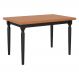 Mesa de Jantar Retangular 6 Lugares 160cm Multimóveis CR50111 Ébano/Natural