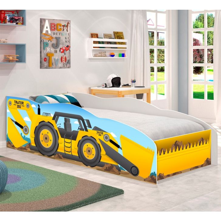 Mini Cama Tratorzinho Yellow