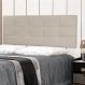 Cabeceira Painel Casal Queen 1,60m Roma Material Sintético Bege Dal Poz Estofados