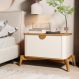 Mesa Auxiliar de Cabeceira Juazeiro Off White Nature