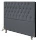 Cabeceira Cama Box Casal Queen 160cm Diamante Veludo J02 Cinza - Mpozenato