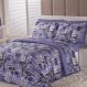 Jogo de Cama Queen Sortido Fio Misto Azuri