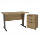 Mesa Escritorio 150 cm e Gaveteiro 3 Gavetas Versatil Itapua Kappesberg
