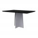 Mesa Anitta 135x90cm - Off White/Preto