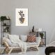 Quadro Vaso Boho 100x70 Caixa Branco