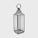 Lanterna Decorativa de Vidro com Metal
