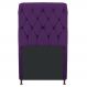 Cabeceira Estofada Cristal 100 cm Solteiro Com Capitonê Suede Roxo - Amarena Móveis