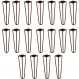 Kit 18 Pés de Metal 25 CM Hairpin Legs Rack e Puffs Bronze G41