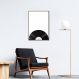 Quadro Disco de Vinil 86x60 Filete Marrom