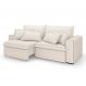 Image of Sofá 3 Lugares Retrátil e Reclinável Cannes Linho Bouclé Cru 220 cm MO895UP49TSSMOB
