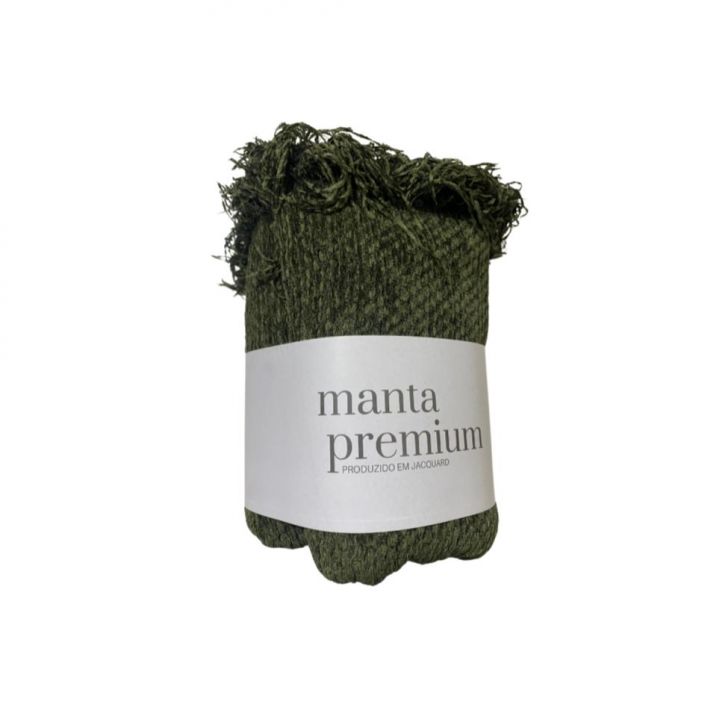 Manta Decorativa Cute Verde 140x140 cm