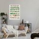 Quadro Vintage Botânica Folhas e Plantas 60x43 Caixa Branco