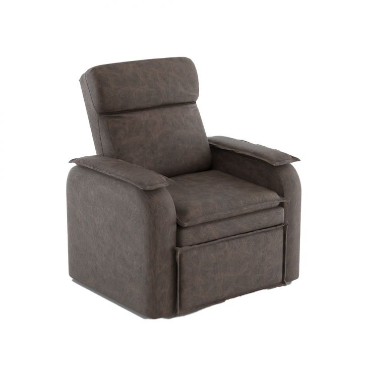 Poltrona Reclinável Comfort Camurça Marrom