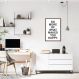 Quadro Frase Do More 43x30 Caixa Marrom